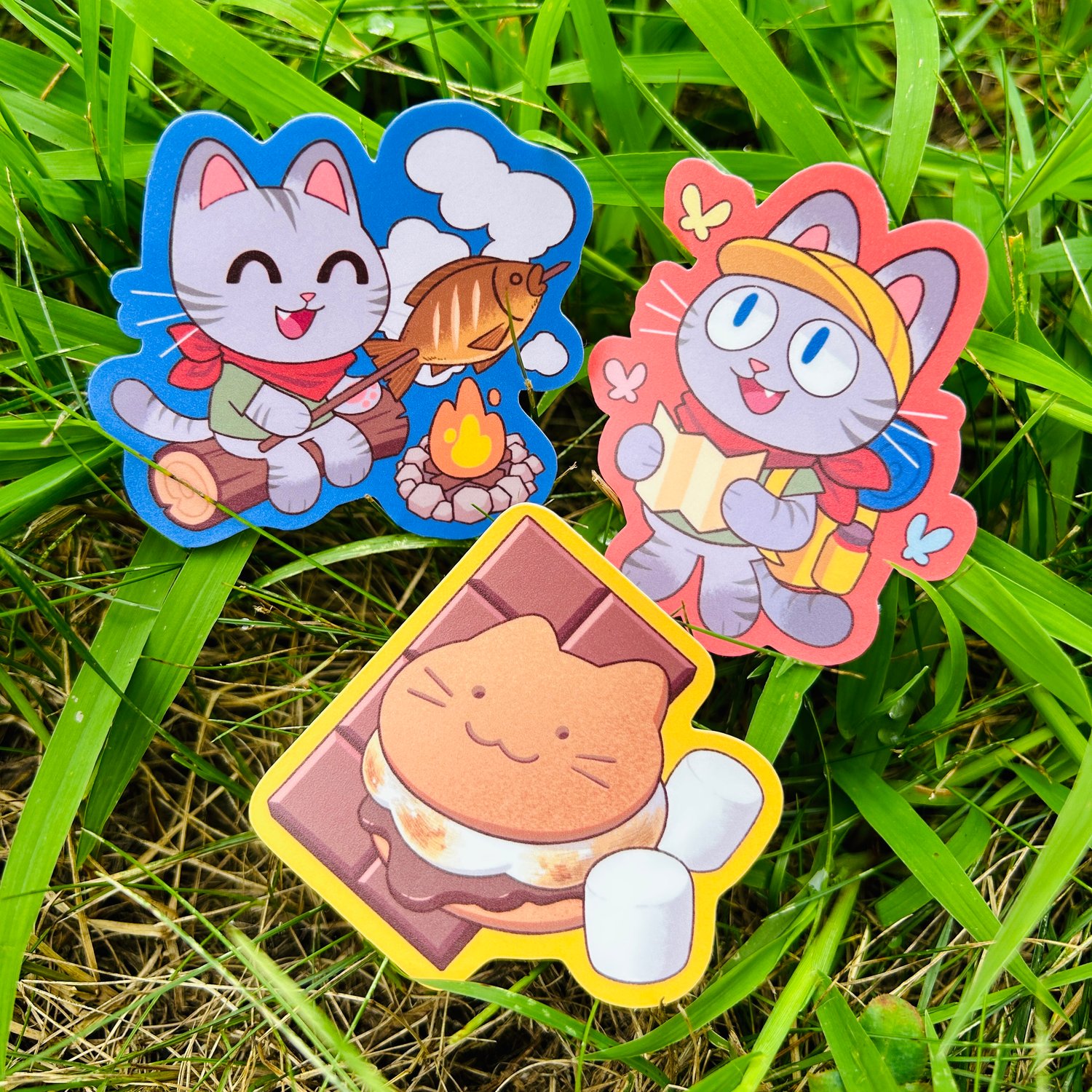 Kitty Camp Stickers