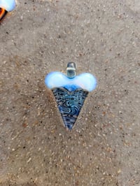 Image 2 of Wig-wag implosion shark tooth pendant.