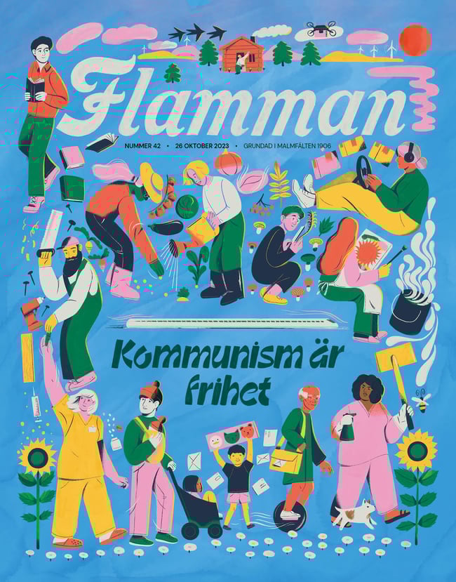 Affisch: ”Kommunism är frihet”