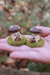 Acorn Mushroom (Shiitake) - Miniature Clay