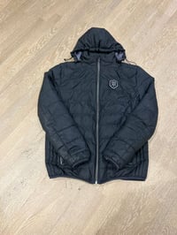Image 1 of BLACK CLASSIC EMBLEM PUFFER