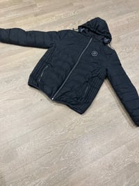 Image 4 of BLACK CLASSIC EMBLEM PUFFER