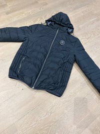 Image 3 of BLACK CLASSIC EMBLEM PUFFER