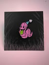 Party Worm Glow in the Dark Enamel Pin