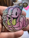 Party Worm Glitter Sticker