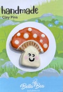 Image 3 of Mushroom Handmade Clay Pins