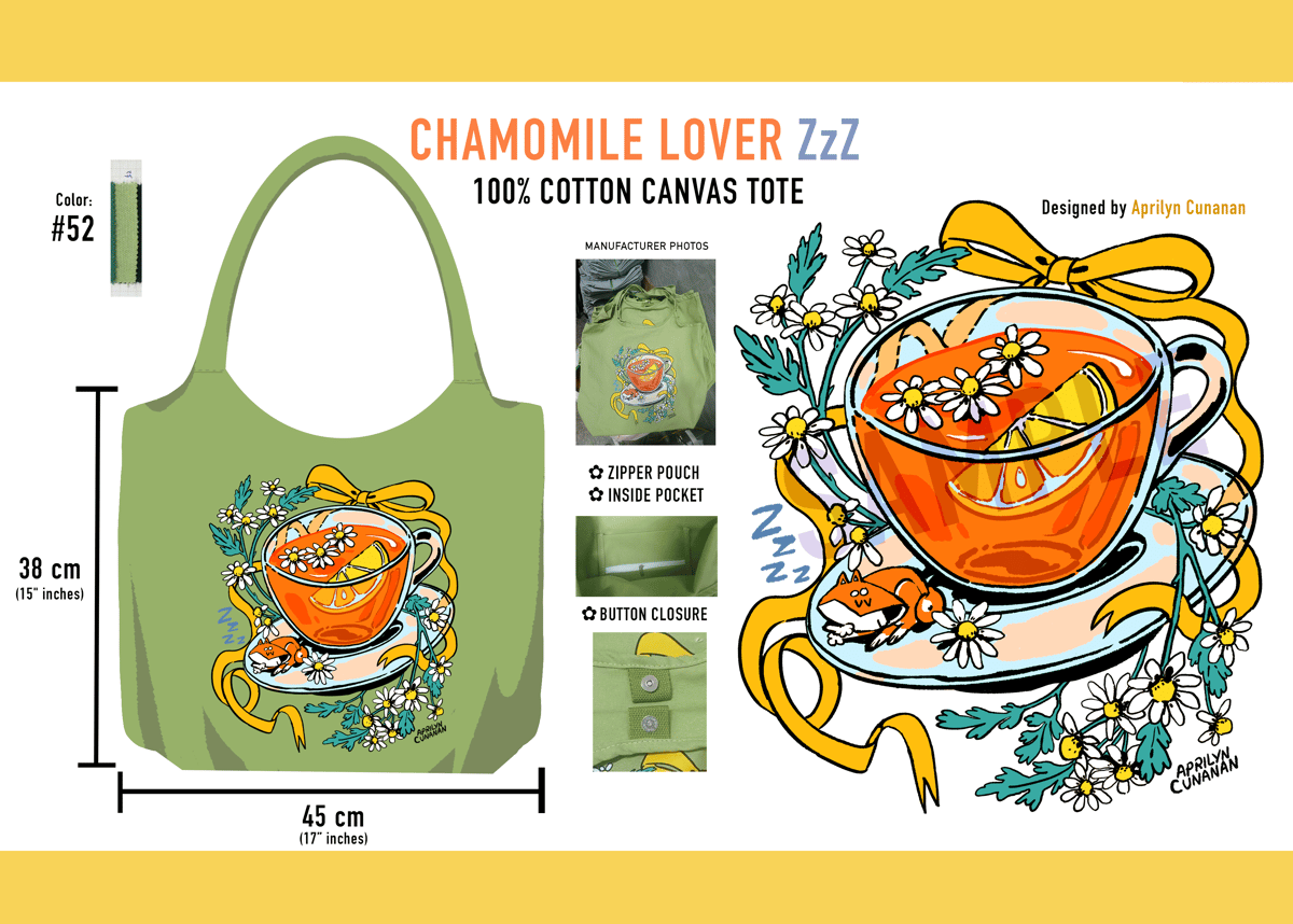 Image of Chamomile Tea Prodo Tote Bag