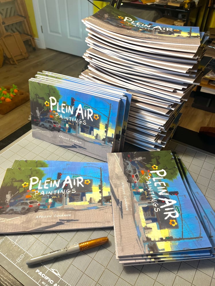 Image of Plein-Air Paintings Vol. 1 - Zine by Aprilyn Cunanan