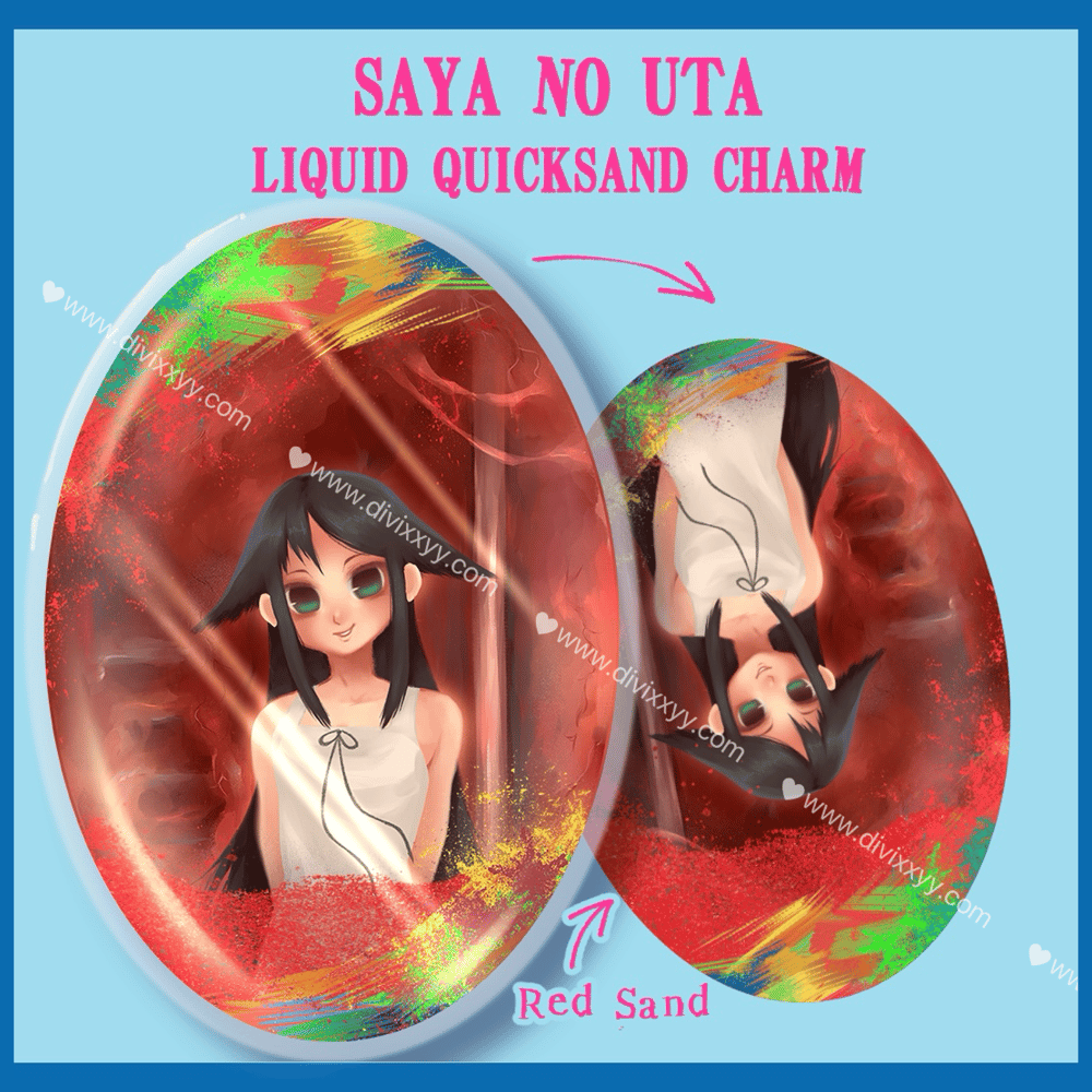 *LIMITED* Saya Liquid Quicksand Keychain