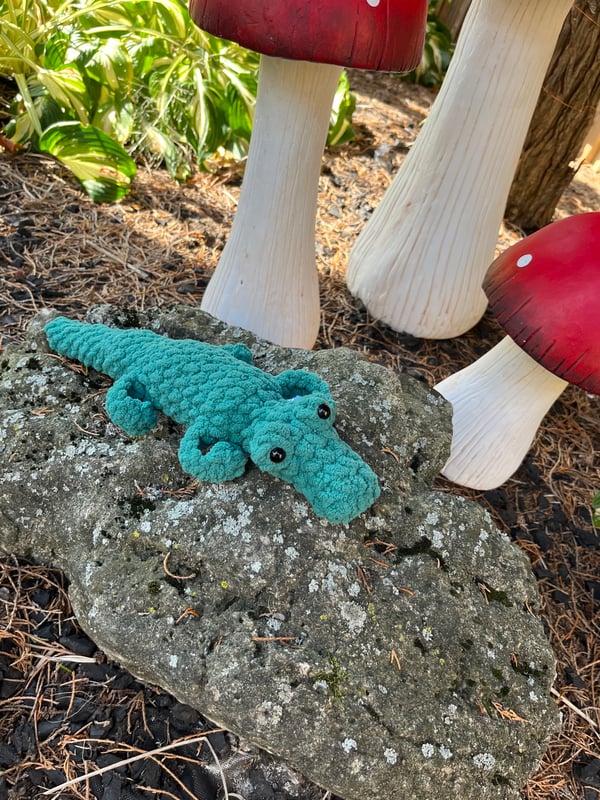 Image of Gator Crochet Plushie