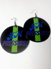 Image 3 of I Am Pressure Urban Dangling Sublimation earrings