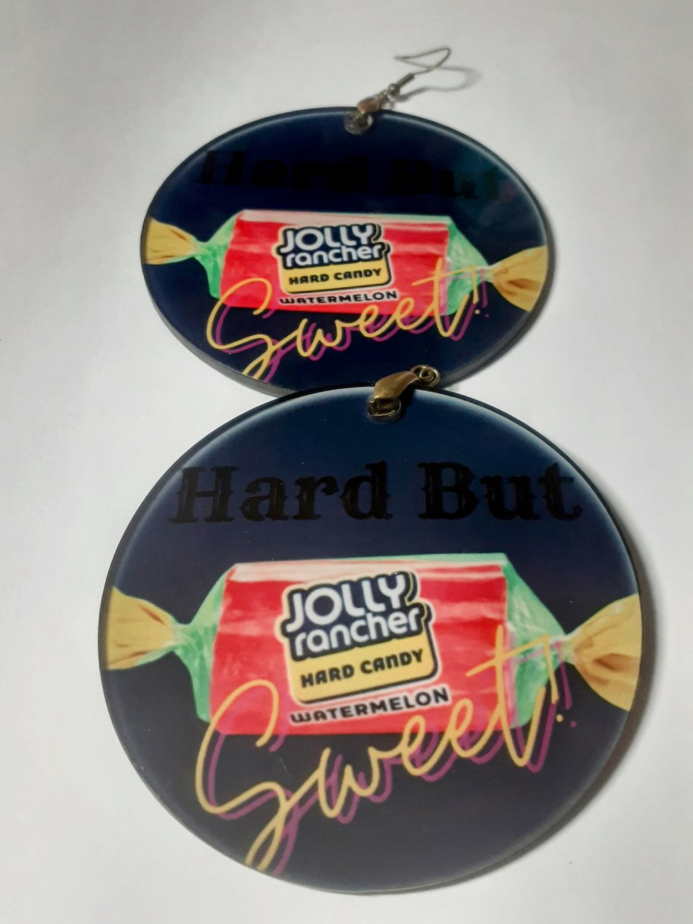 Image of Hard But Sweet Jolly Rancher inspired Statement Earrings