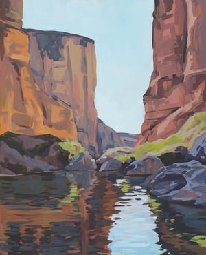 Peace in the Canyon by Danika Ostrowski - Limited Edition Fine Art Print