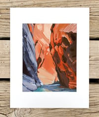 Image 2 of Zion Narrows I by Danika Ostrowski - Limited Edition Fine Art Print