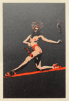 'LADY ON FIRE' mini print