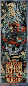 Image of LES CLAYPOOL'S FEARLESS FLYING FROG BRIGADE - Foil variant gigposter