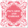 Annoying Mum at Dinner # 3 Pigs Arse and Cabbage - 12inch Print
