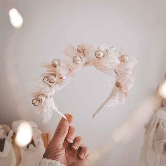 Image of Serre tête : Boules à paillettes