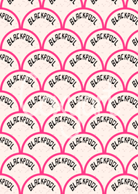 Image 1 of A4 Blackpool Rocks Print