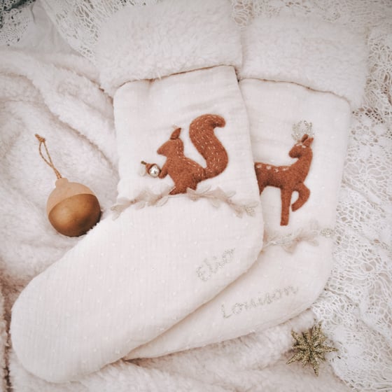 Image of Option de personnalisation pour chaussettes de Noël