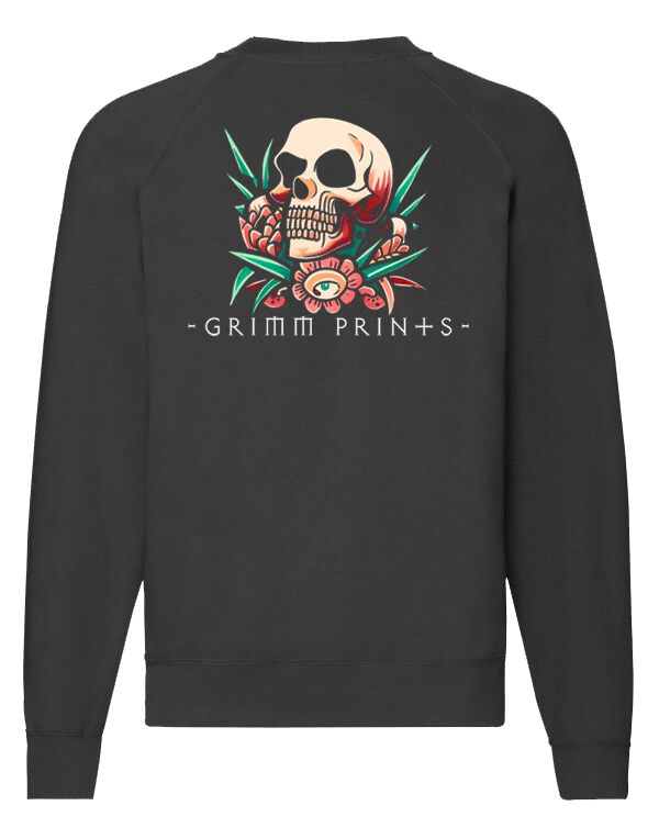 Skull and Flowers jumper/Hoodie