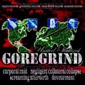 Image of UNITED STATES OF GOREGRIND SPLIT-CD