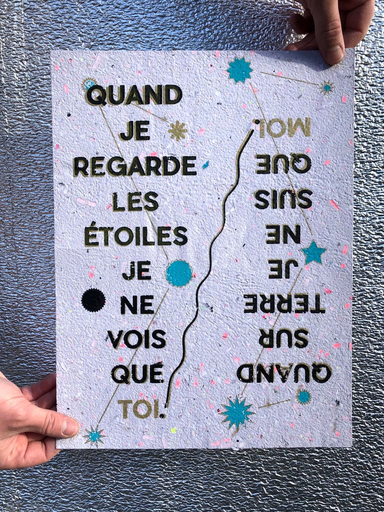 Papier Grande Ourse / Affiche "QUAND SUR TERRE" Image 2