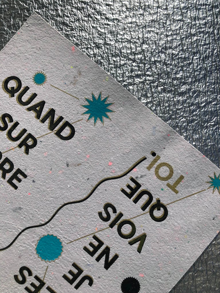 Papier Grande Ourse / Affiche "QUAND SUR TERRE" Image 4
