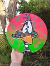 Daffy duck glitch canvas