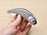 Image 1 of Sf baits cup head lipless crankbait ( color: common silver fish)