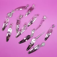 Image of Mini Hair Clip- lady hand