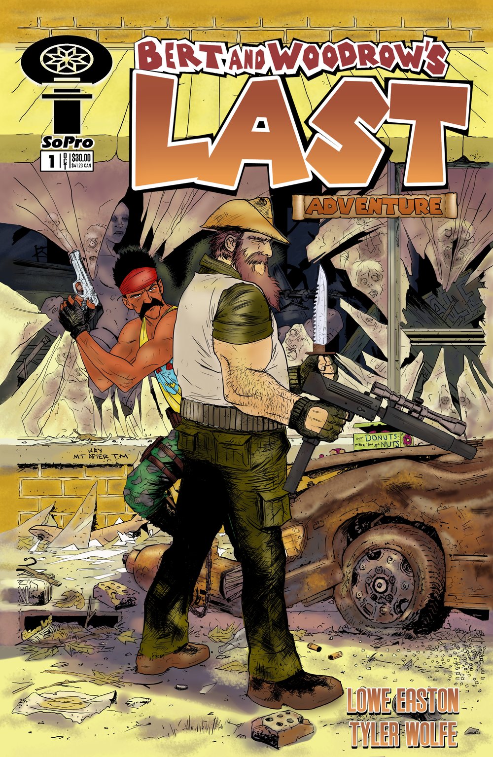 Bert and Woodrow's Last Adventure #1 Variant Covers