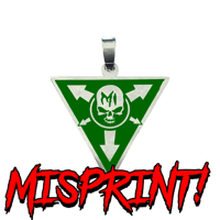 MISSION : INFECT Asphyxiation Charm (Green) (MISPRINT)