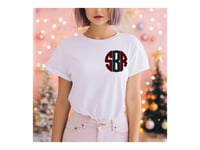 Image 2 of CUSTOM- Christmas Plaid Monogram