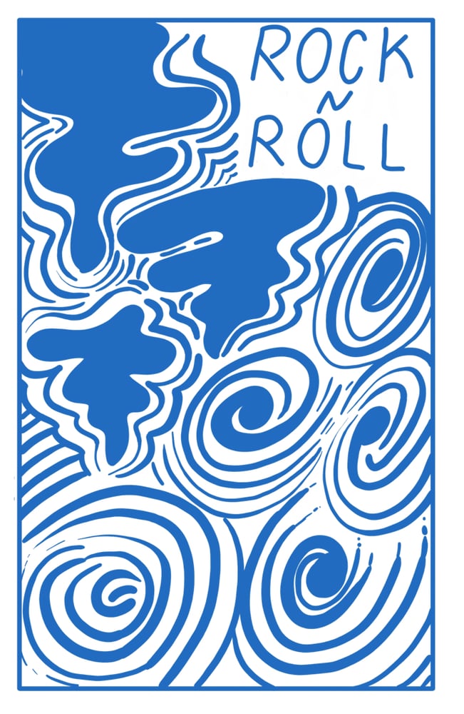 Image of rock & roll - four cinnamon rolls