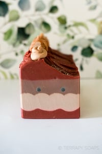 Image 1 of Santa Claus Holiday Christmas Soap Decorative Vegan Bar Soap Art | Scent: Peppermint