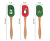 Non-Stick Butter Batter Mixer Wooden Handle Christmas Series Cake Cream Spatula 