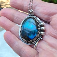 Image 1 of Sterling Silver Labradorite Pendant