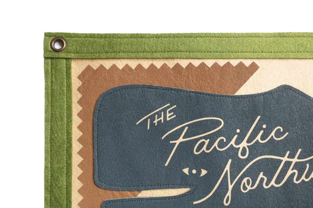 Image of The Pacific Northwest Felt Banner