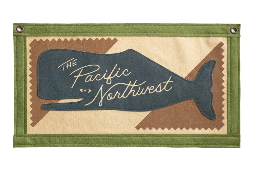 Image of The Pacific Northwest Felt Banner