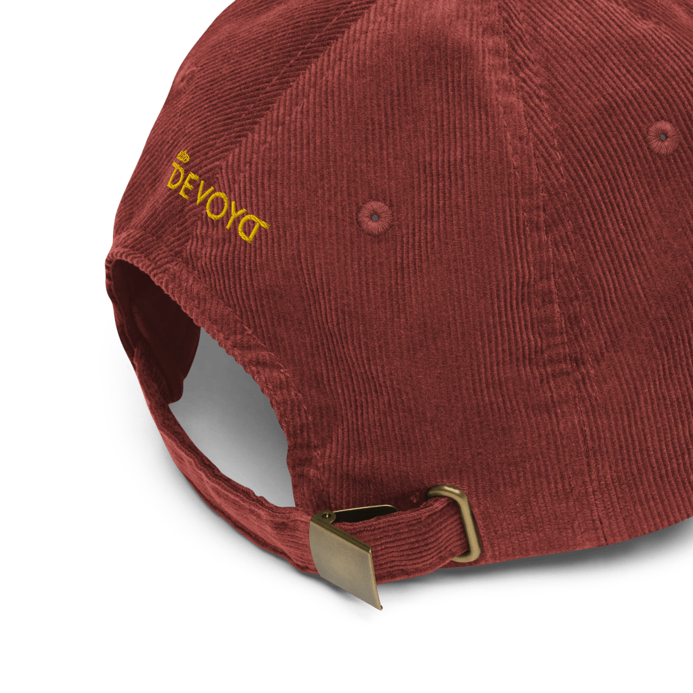 Image of aka devoyd Burgundy Corduroy hat