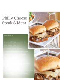 Philly Cheese Steak Sliders