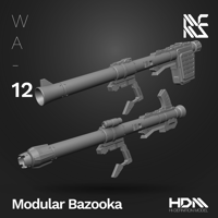 Image 1 of HDM 1/100 Modular Bazooka [WA-12]