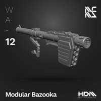 Image 3 of HDM 1/100 Modular Bazooka [WA-12]