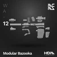 Image 2 of HDM 1/100 Modular Bazooka [WA-12]