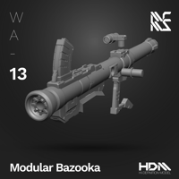 Image 2 of HDM 1/144 Modular Bazooka [WA-13]