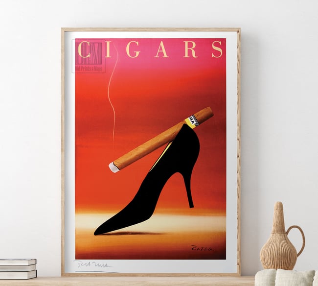 Cigars | Razzia | 1990 | Wall Art Print | Vintage Poster