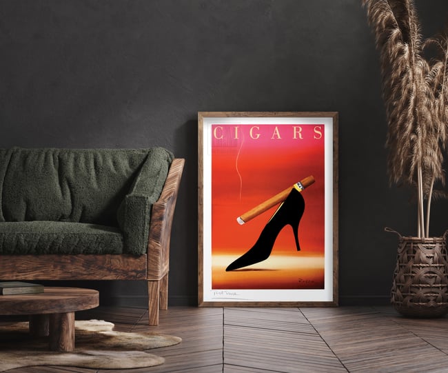 Cigars | Razzia | 1990 | Wall Art Print | Vintage Poster