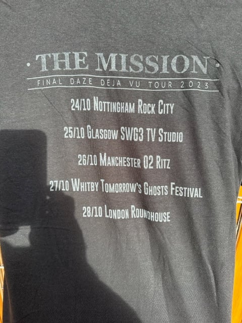 Image of The Final Daze Deja Vu UK Tour Shirt 