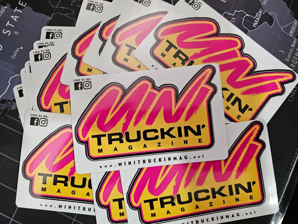 Minitruckin' Magazine Sticker